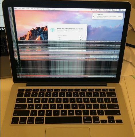 Remplacement écran MacBook Retina cassé